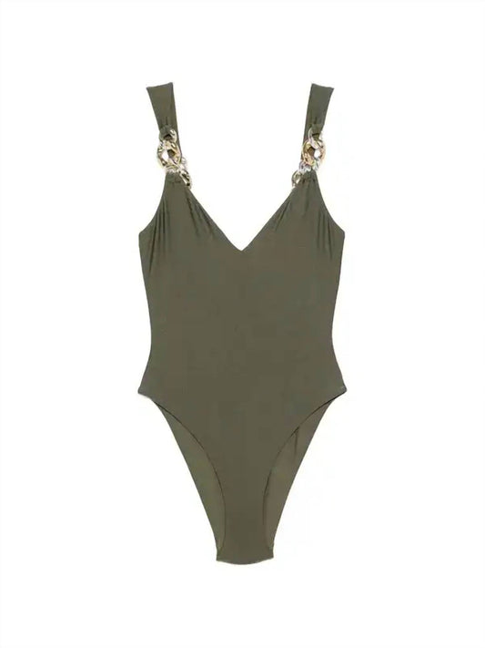 Women's Regan V Neck One Piece Swimsuit
