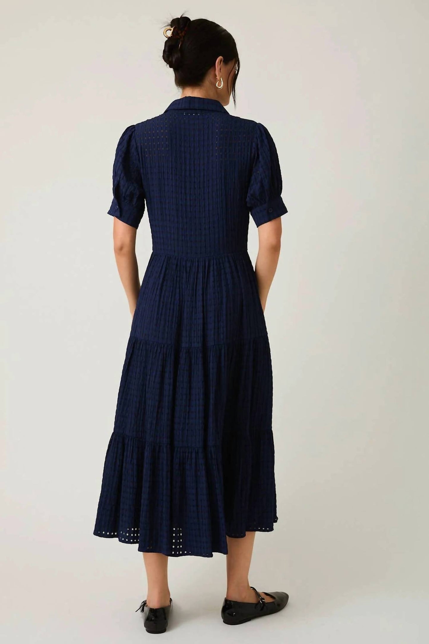 Madeleine Button-Down Midi Dress