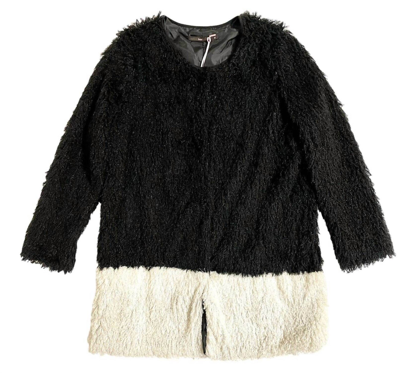 Hazel - Women's Faux Fur Two Tone Jacket - Rack Hunt -