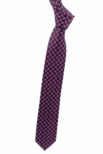 Men's Geometric Best Of Class Woven Silk Tie