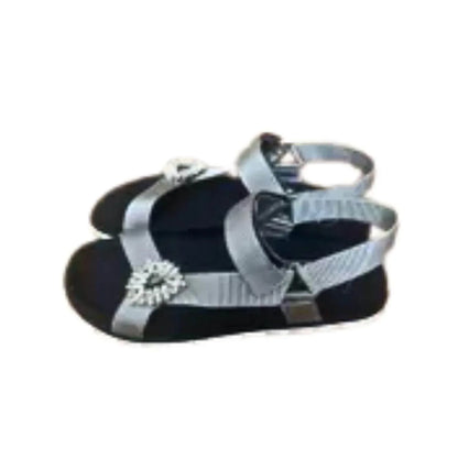 Roger Vivier - Women's Crystal-embellished Cloth Sandal - Rack Hunt