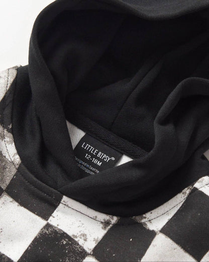 Kid's Checkered Hoodie