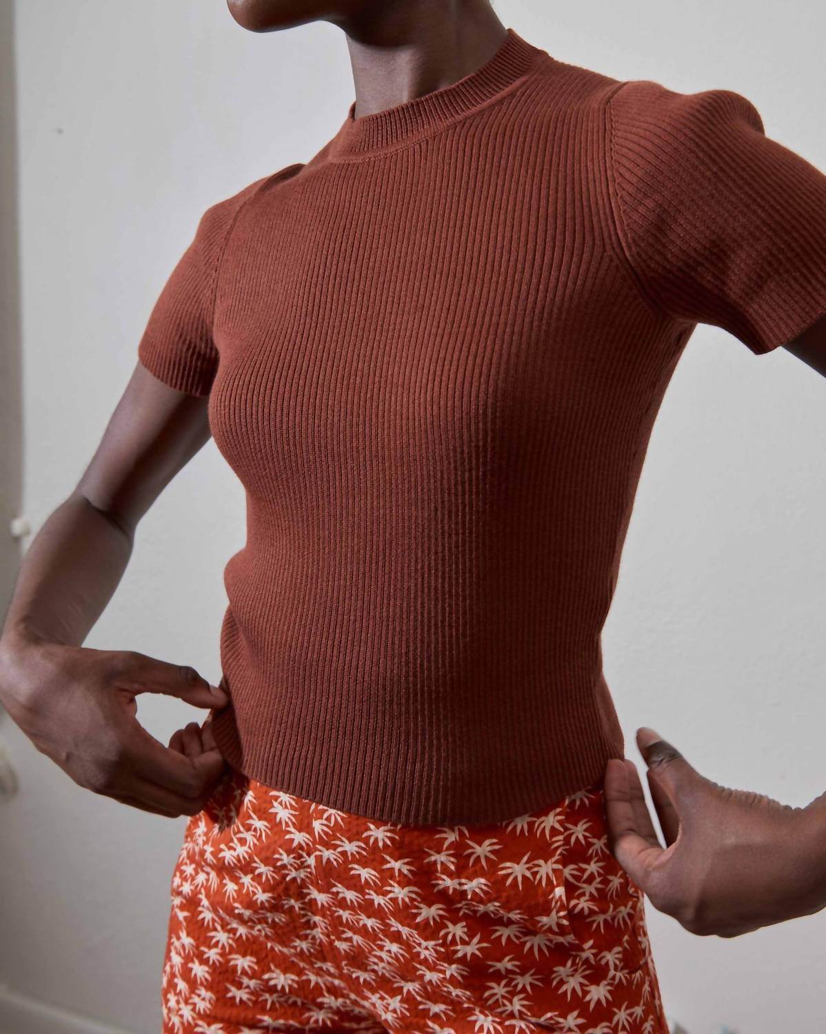 MARIA STANLEY - Jones Ribbed Tee - Rack Hunt