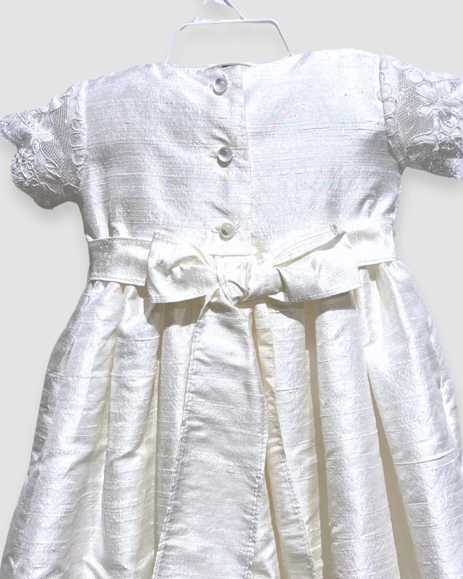 Lito - Girl's 2-Piece Silk Gown With Lace & Beading - Rack Hunt