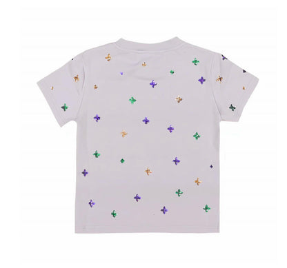 Throw Me Some Beads Sequin Shirt