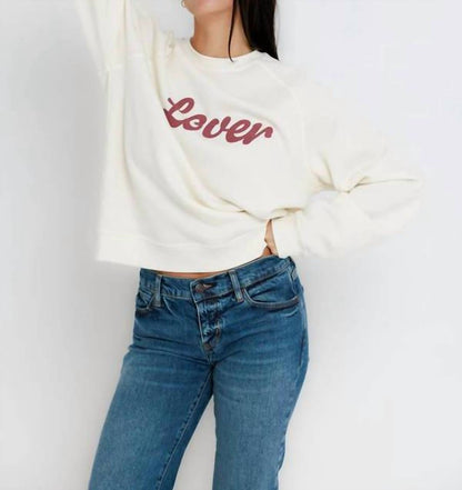 Lover Raglan Crew Sweatshirt