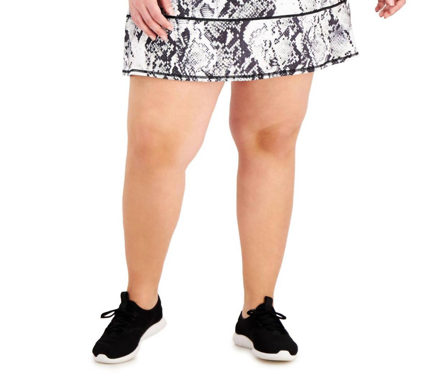 Print Tiered A-line Skort
