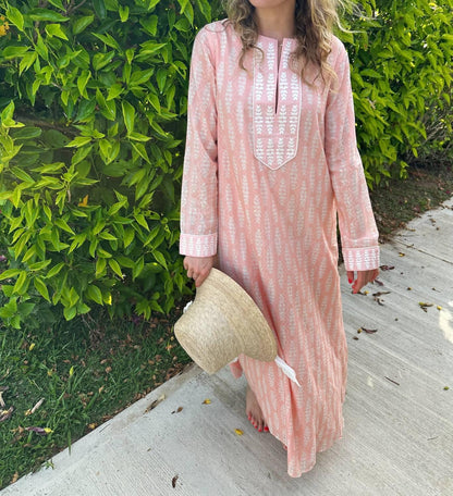 BROOKS AVENUE - Kaftan Long Sleeve Midi Dress - Rack Hunt