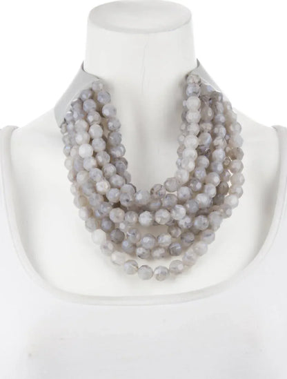 ANB Fashion - Women's Chunky Beaded Layered Necklace - Rack Hunt
