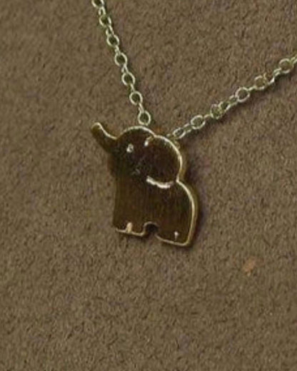 Women's Elephant Charm Necklace
