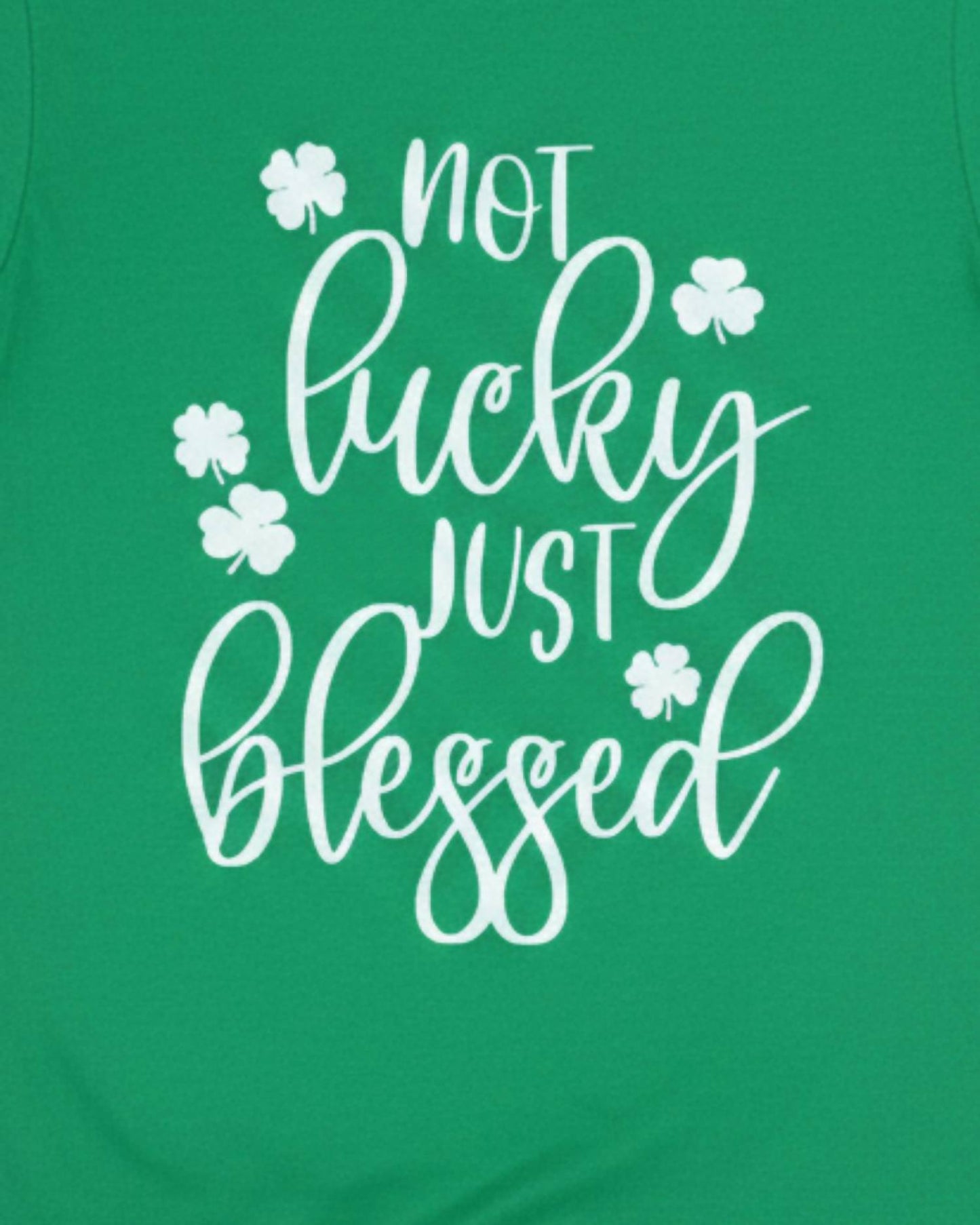 Women's Not Lucky Just Blessed Canvas Tee