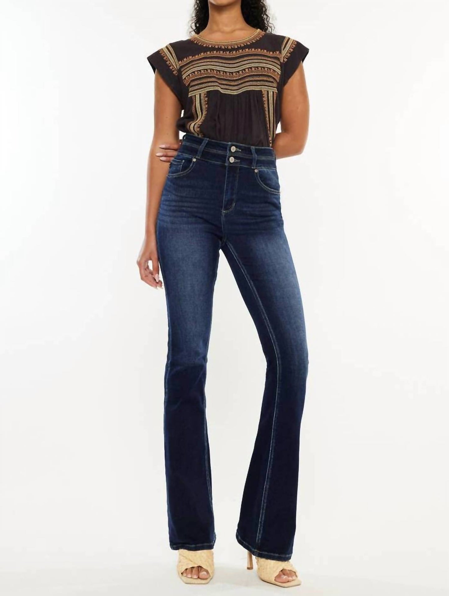 High Rise Skinny Bootcut