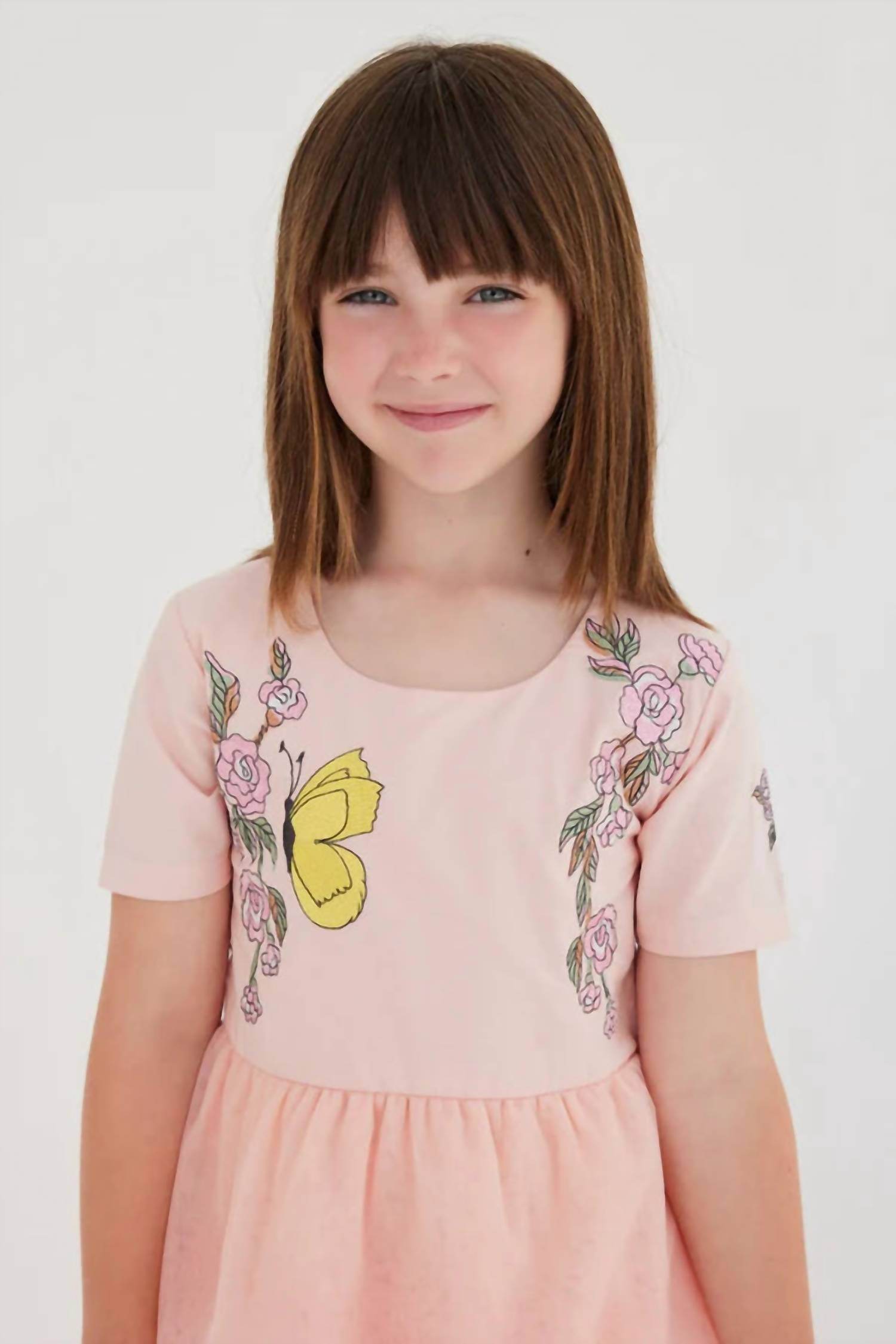 Sasha+Z - Butterfly Embroidered Layered Dress - Rack Hunt -