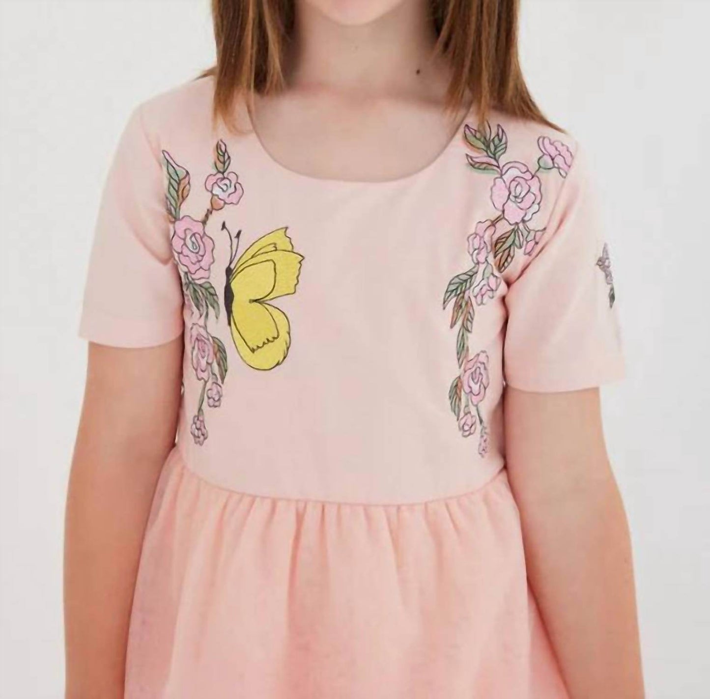 Sasha+Z - Butterfly Embroidered Layered Dress - Rack Hunt -