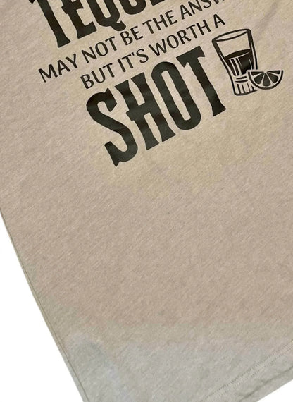So N So Mountain Boutique - Unisex Tequila It's Worth A Shot Graphic Tees - Rack Hunt