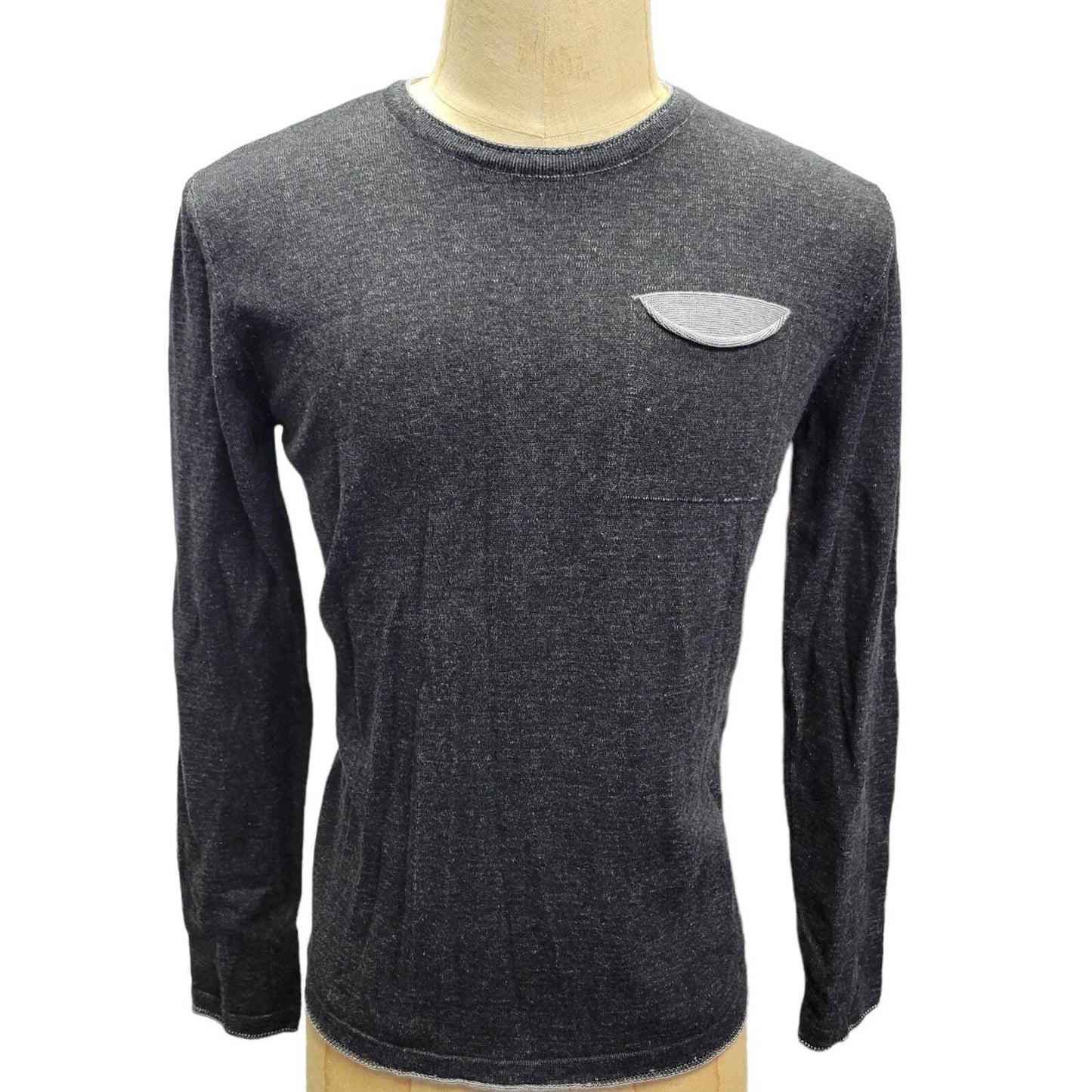 RNT23 - Men's Long Sleeve Crewneck Shirt - Rack Hunt -