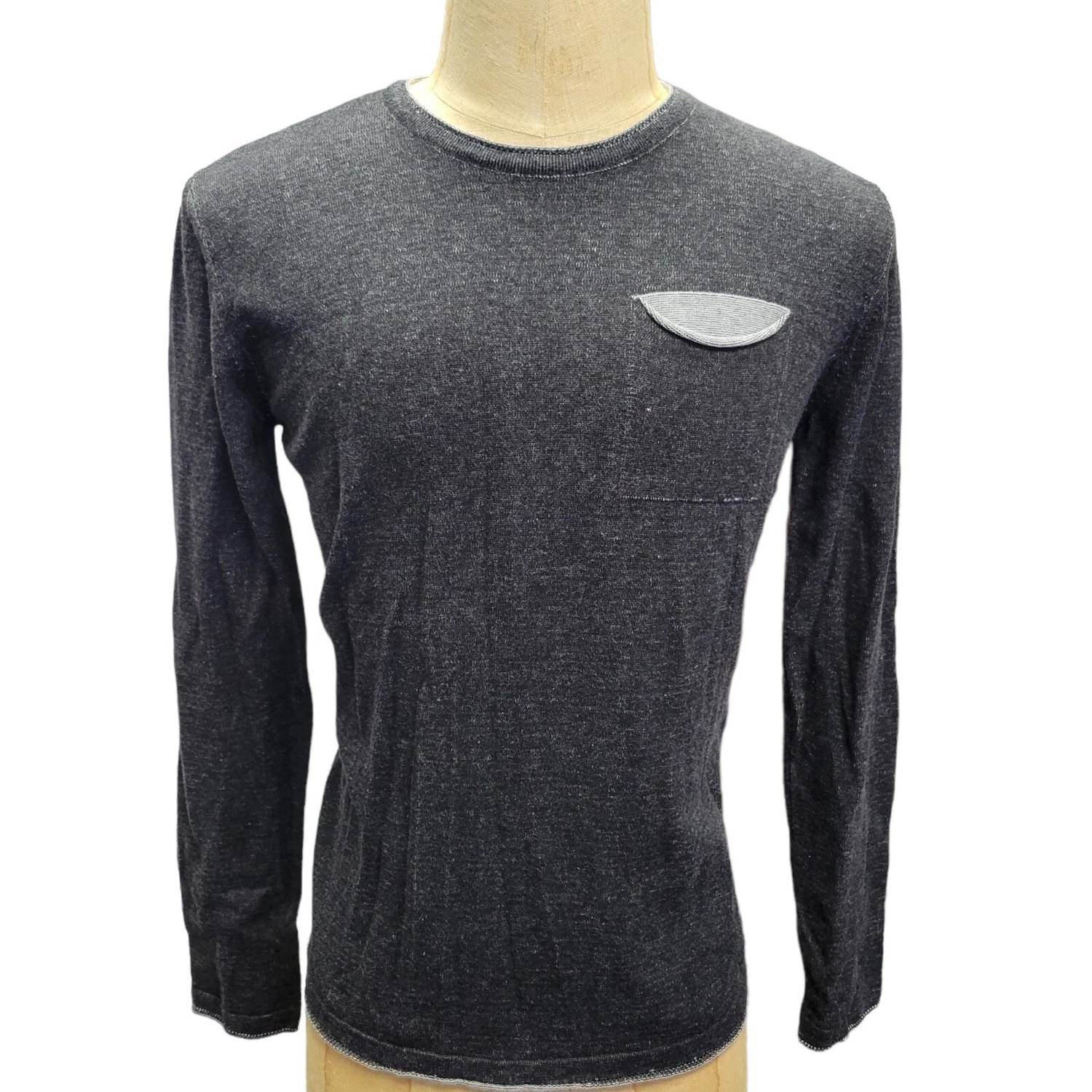 RNT23 - Men's Long Sleeve Crewneck Shirt - Rack Hunt -