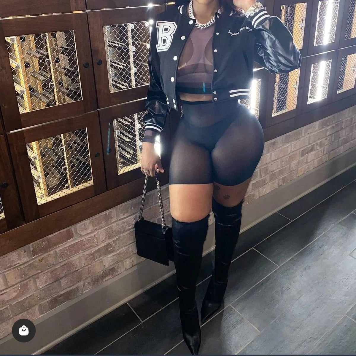 Chelle Mesh Bike Shorts