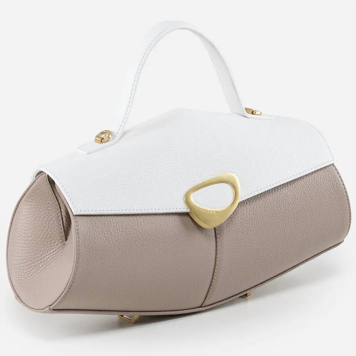 Women's Calipso 2 Tone Leather Large Satchel