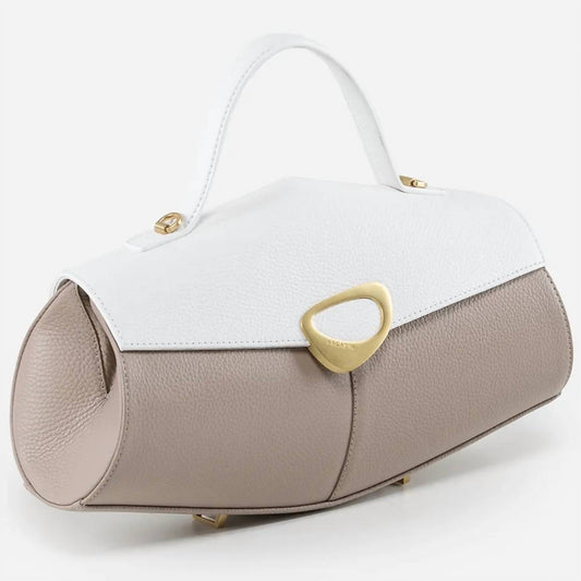 Women's Calipso 2 Tone Leather Large Satchel