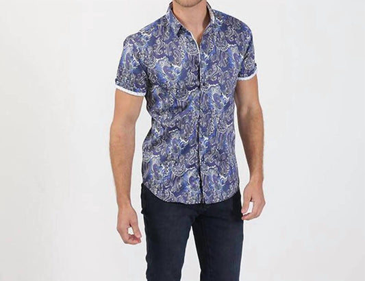 Paisley Print Short Sleeve Shirt