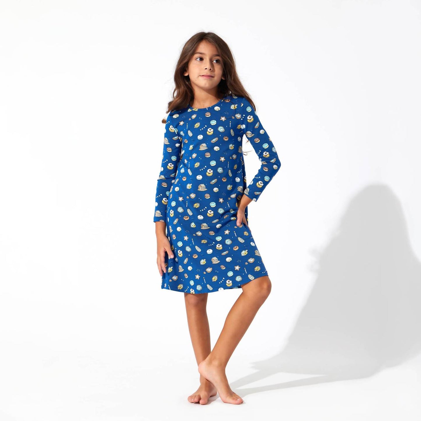 Bamboo Girls' Long Sleeve Dress