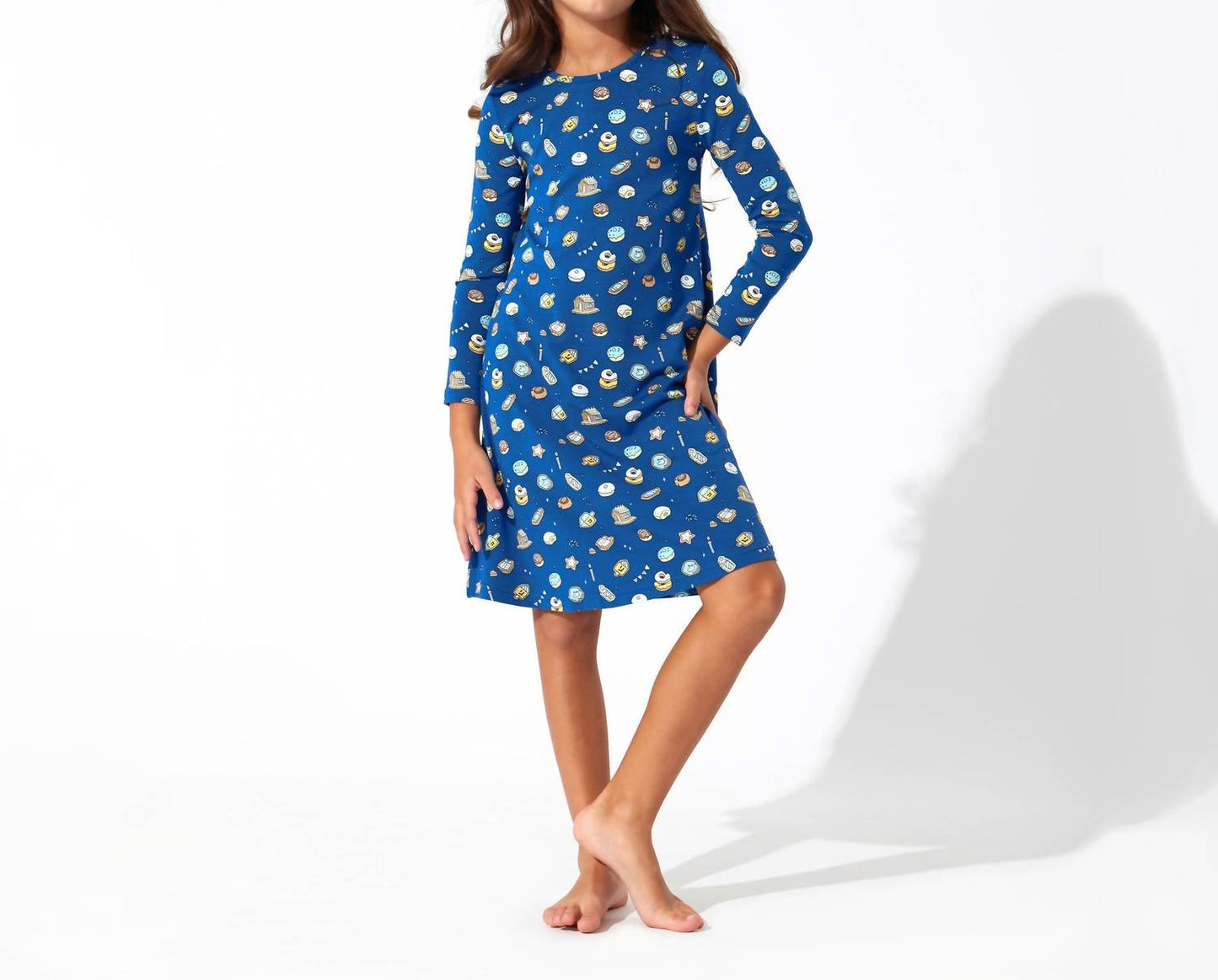 Bamboo Girls' Long Sleeve Dress