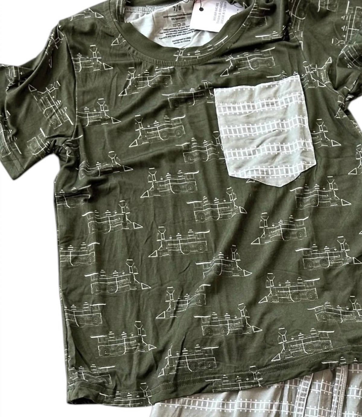 Boy's Thomas Trains Bamboo Youth T-shirt & Shorts Set