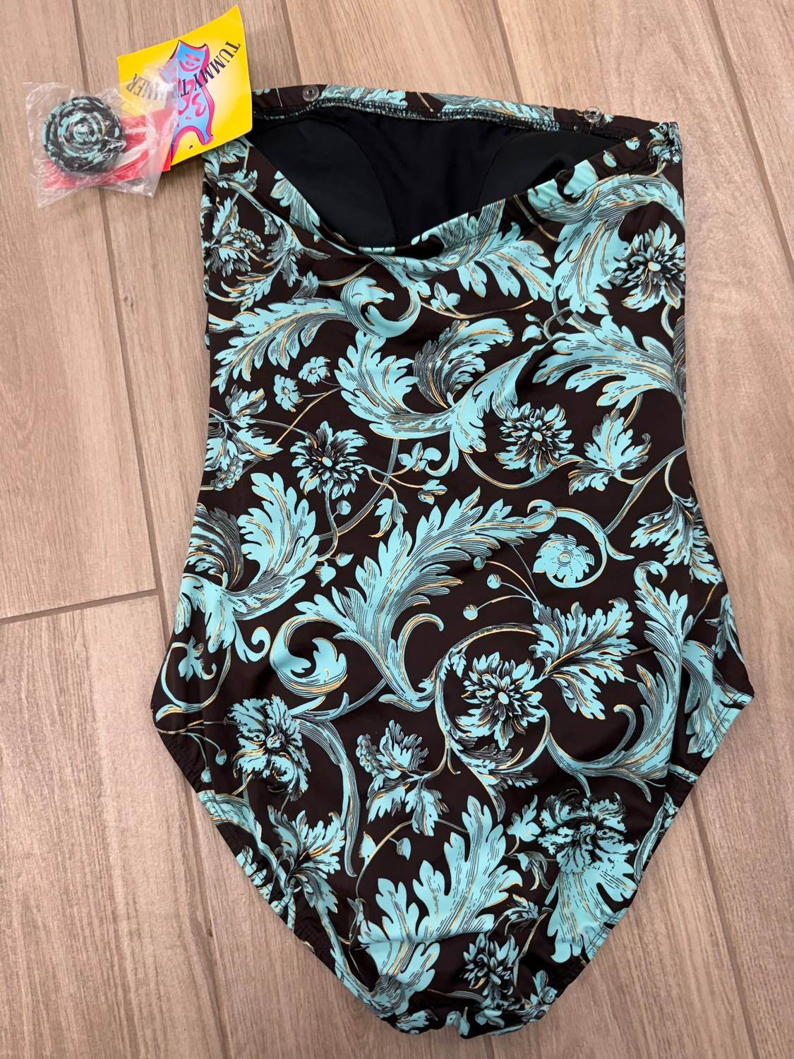 Ceeb USA - Women's Floral Strapless One Piece Swimsuit - Rack Hunt -