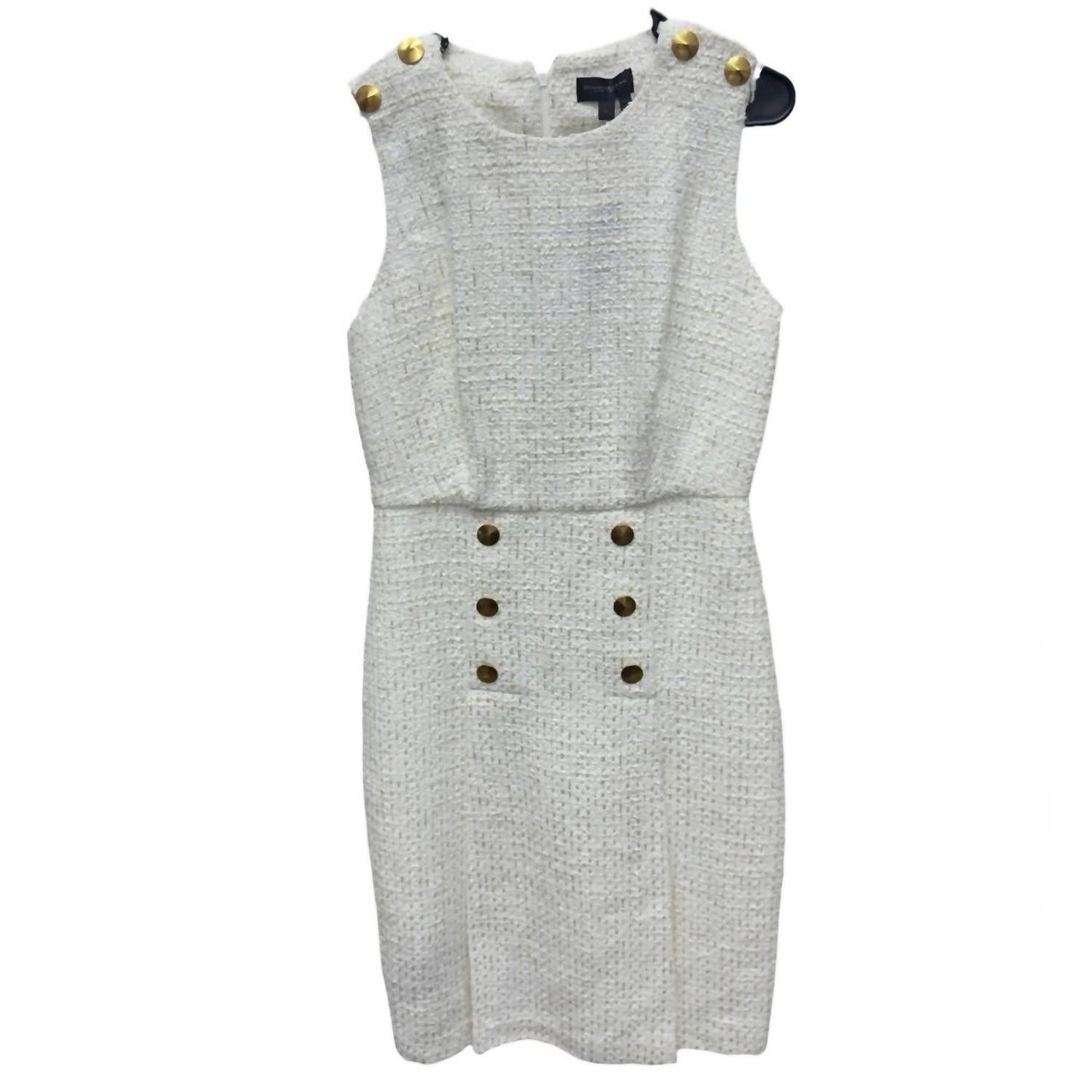 Textured Crewneck Midi Dress