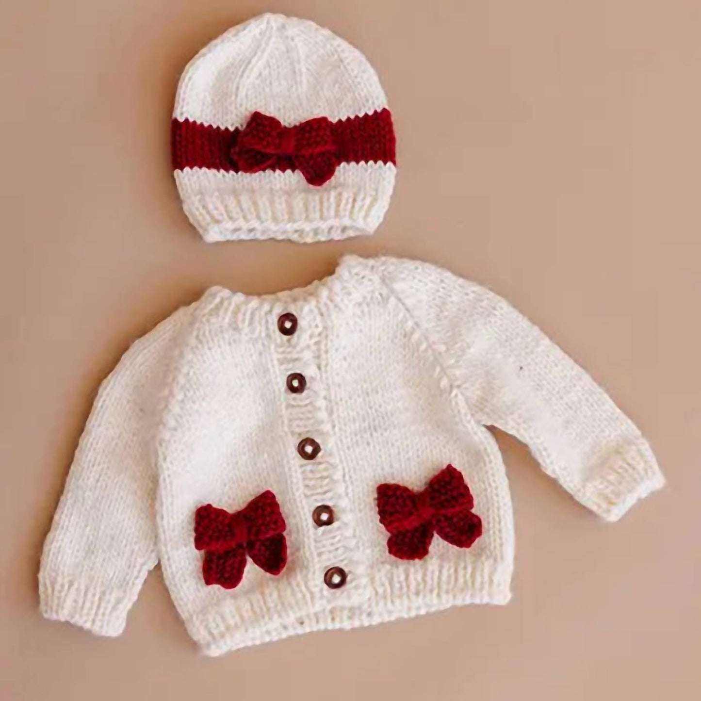 Kid's Cozy Knit Cardigan With Bow