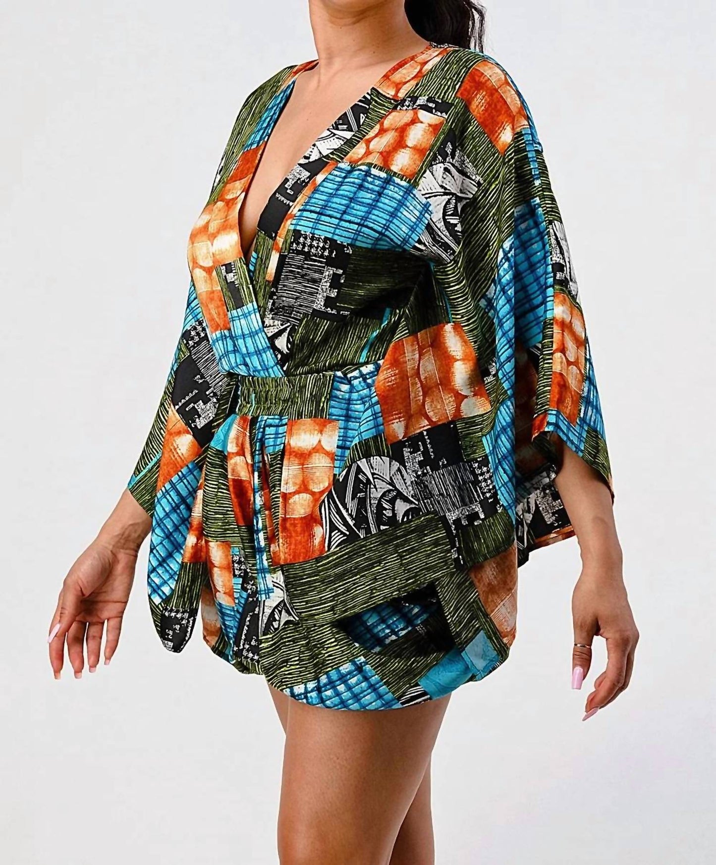 Wide-sleeve Short Set