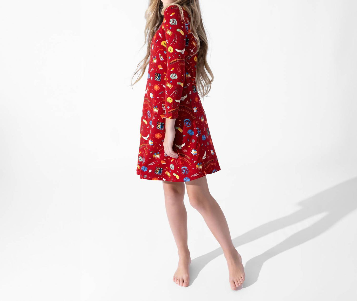 Hogwarts Express Bamboo Long Sleeve Dress