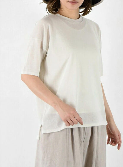 Cotton Half Sleeve Pullover