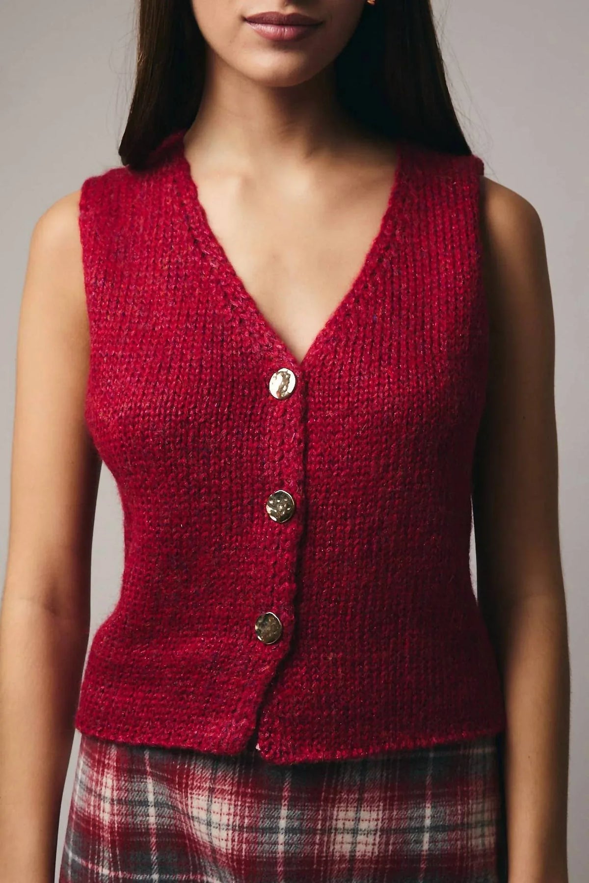 Sunday Edition - Hadley Lurex Sweater Vest - Rack Hunt