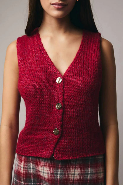 Sunday Edition - Hadley Lurex Sweater Vest - Rack Hunt