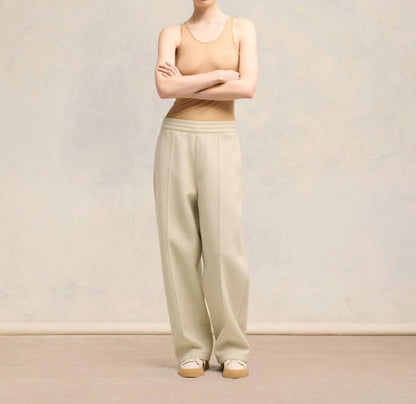 Pleated Drawstring Trouser Pants