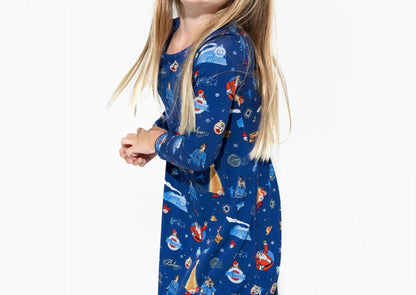 Polar Express Bamboo Long Sleeve Dress
