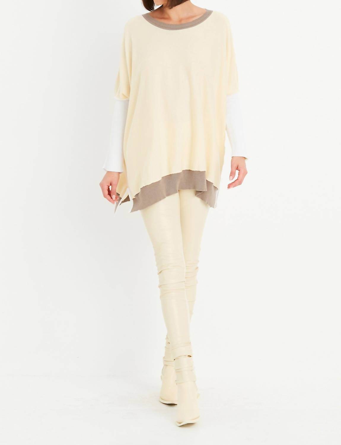 Pulled Planet - Color Block Crewneck Sweater - Rack Hunt -