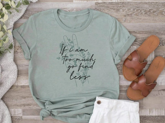 Exclusive Thredz - Go Find Less Tee - Rack Hunt