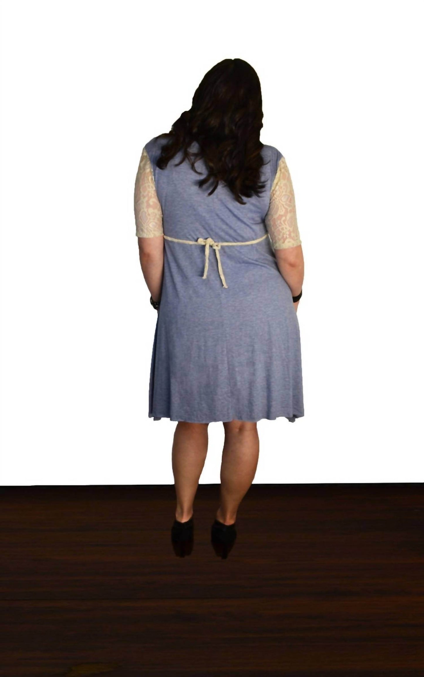 Tough Luv - Lace Sleeve Goddess Pocket Dress - Rack Hunt -