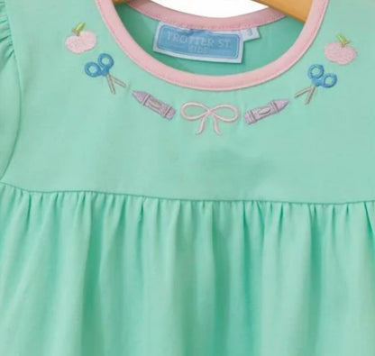 Girl's School Supplies Dress