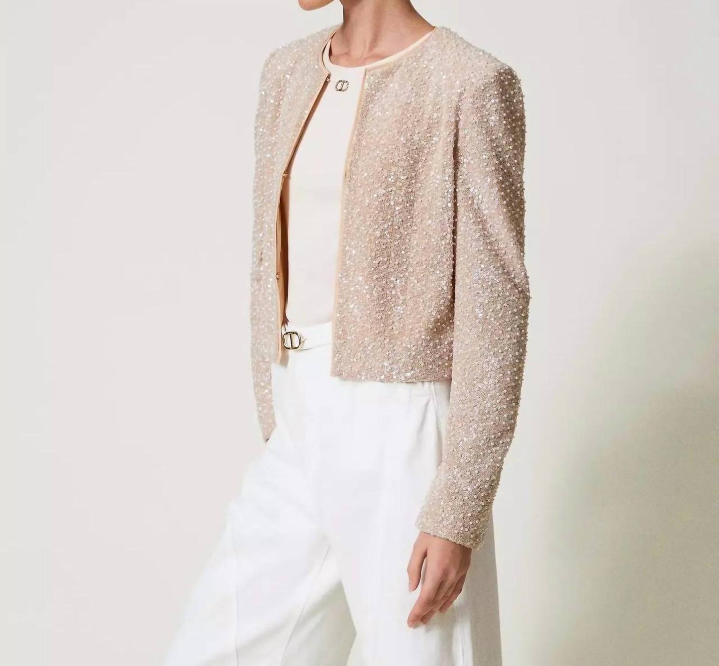 Sequins And Pearl Jacket