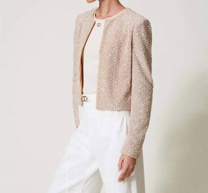 Sequins And Pearl Jacket