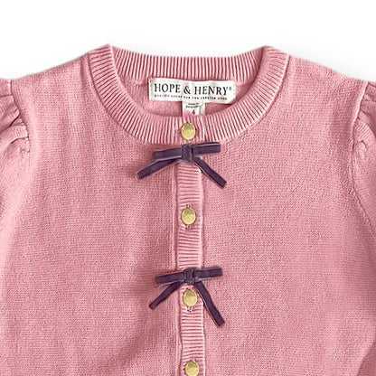 Hope & Henry - Girls' Organic Button Front Sweater Dress - Rack Hunt