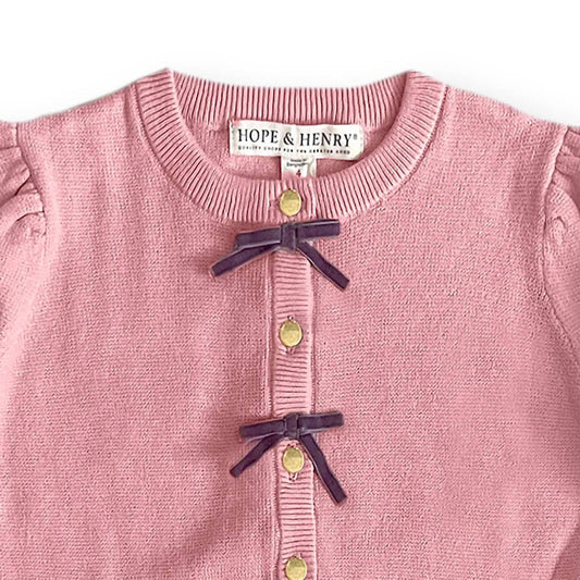 Hope & Henry - Girls' Organic Button Front Sweater Dress - Rack Hunt