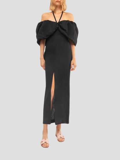 Dora Linen Maxi Dress