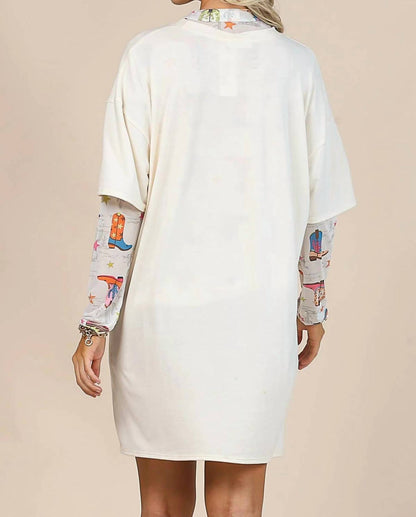 Long Live Cowgirl T-shirt Dress