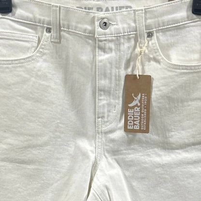 Women's Stretch Cotton High Rise Cut Off Denim Shorts