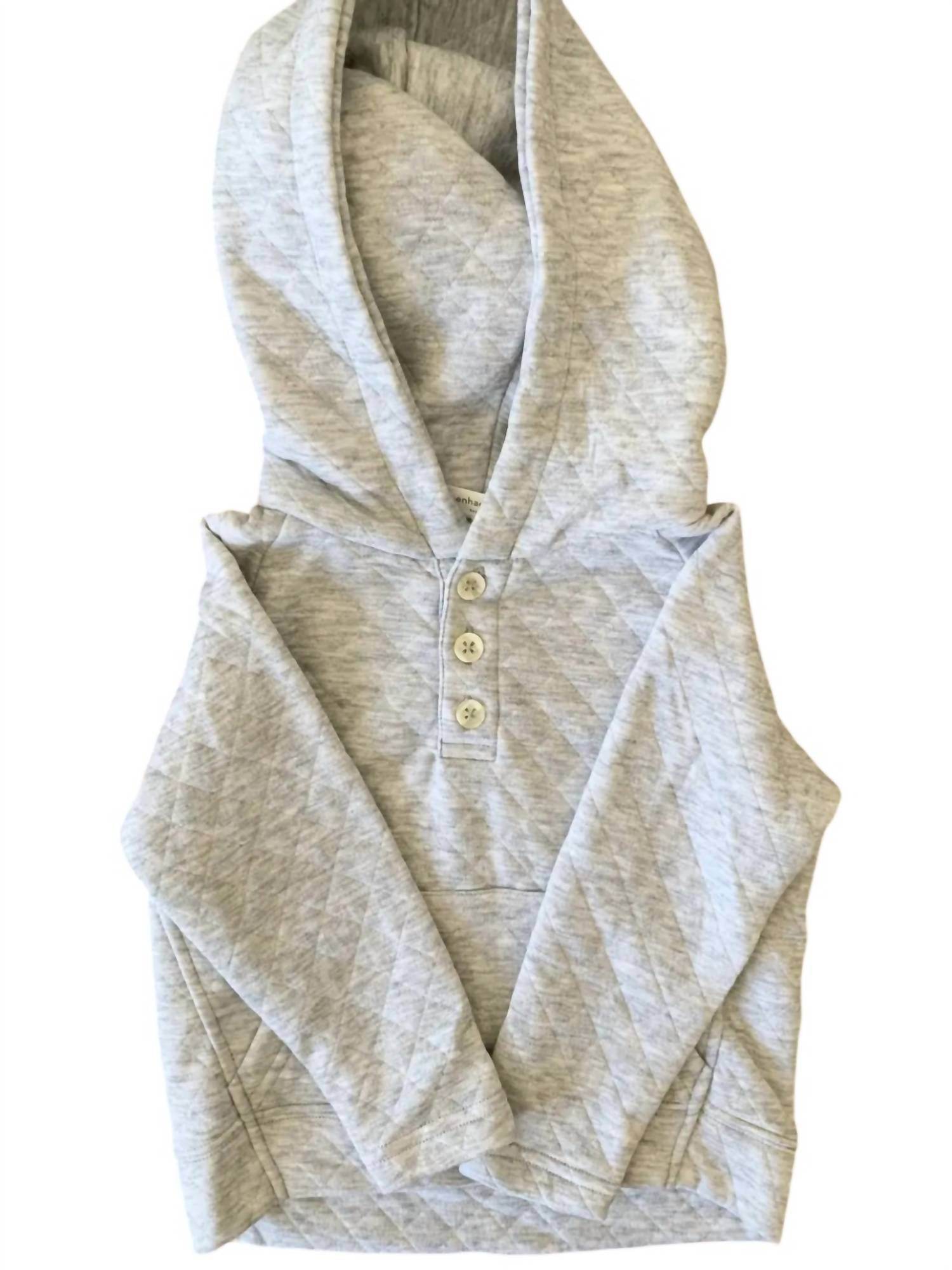 Copenhagen Delights - Kids' Luxe Quilted Cotton Hoodie - Rack Hunt -